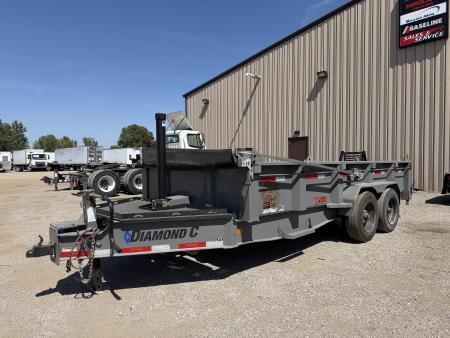 Used 2024 Diamond C Trailers LPT208 80 X 16 Dump Trailer