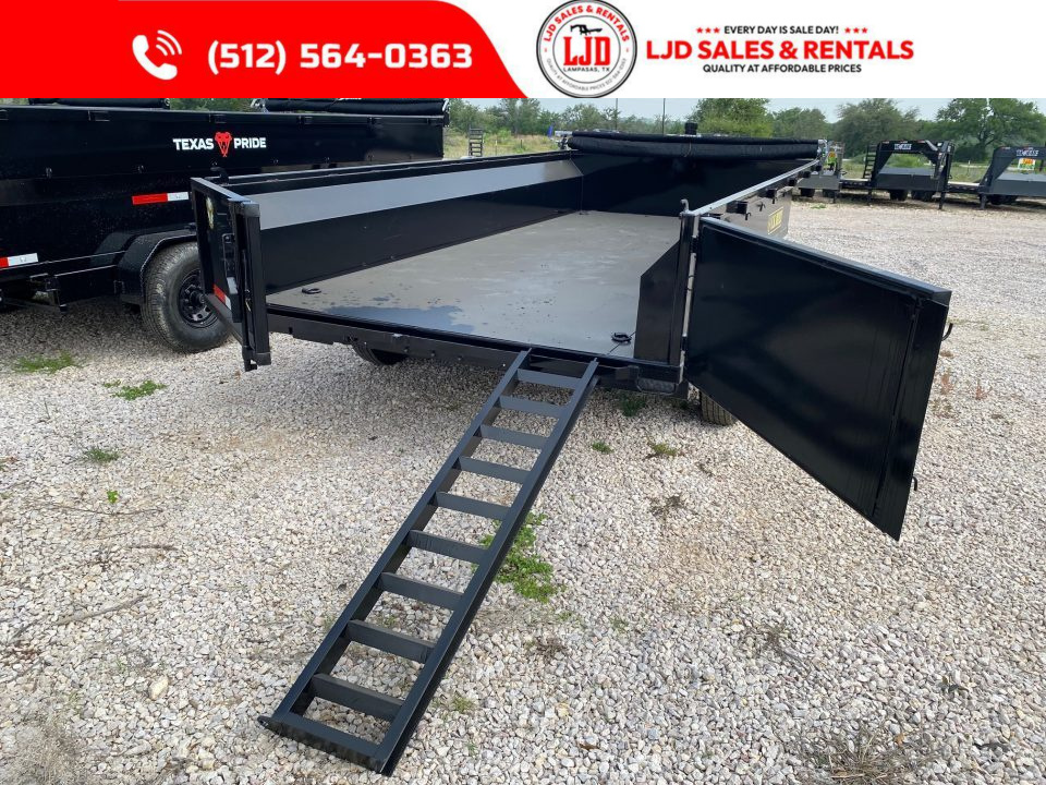 New 2027 US Built - 16 x 2 - Ramps - Tarp - 16K GVWR Dump Trailer