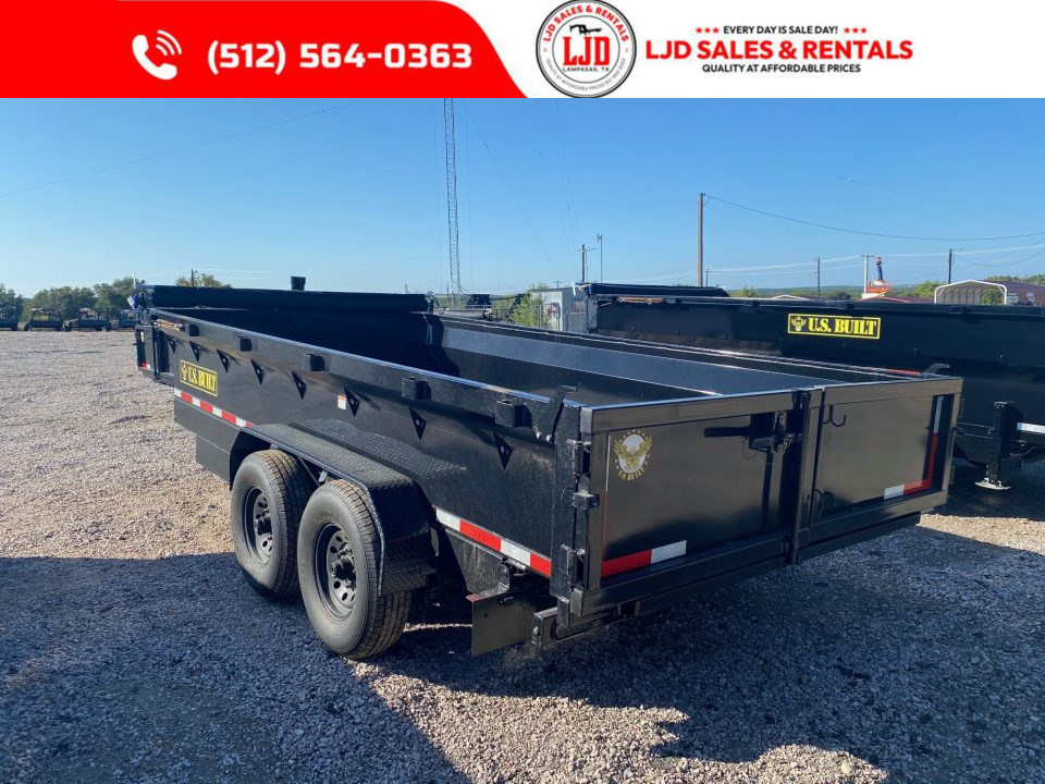 New 2027 US Built - 16 x 2 - Ramps - Tarp - 16K GVWR Dump Trailer