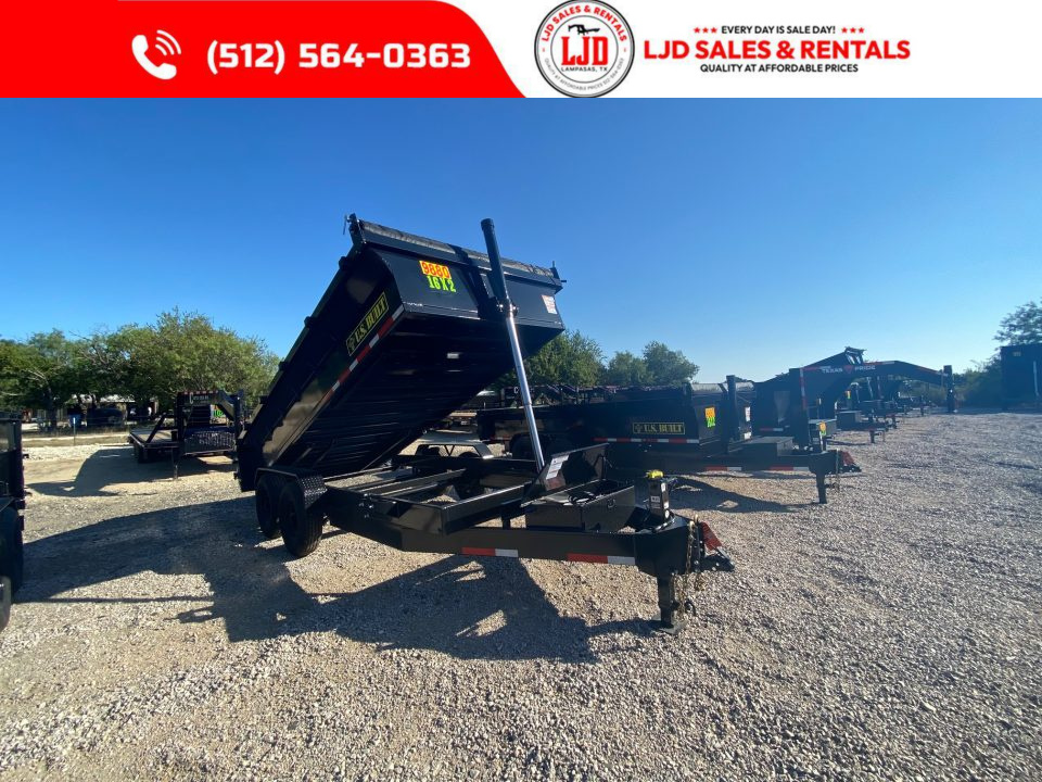 New 2027 US Built - 16 x 2 - Ramps - Tarp - 16K GVWR Dump Trailer