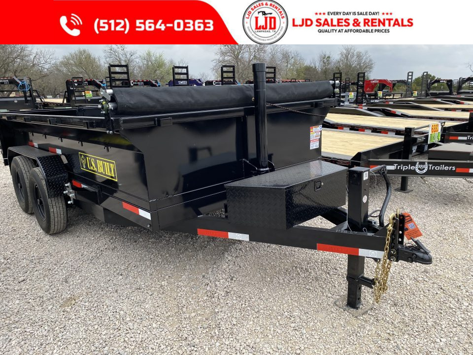 New 2026 Texas Pride - 7' X 14' 2' -Tarp - Ramps - 14K Dump Trailer