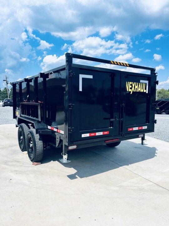 New 2027 Nexhaul 7X14 15K HD Dump Trailer w/ 4ft Walls