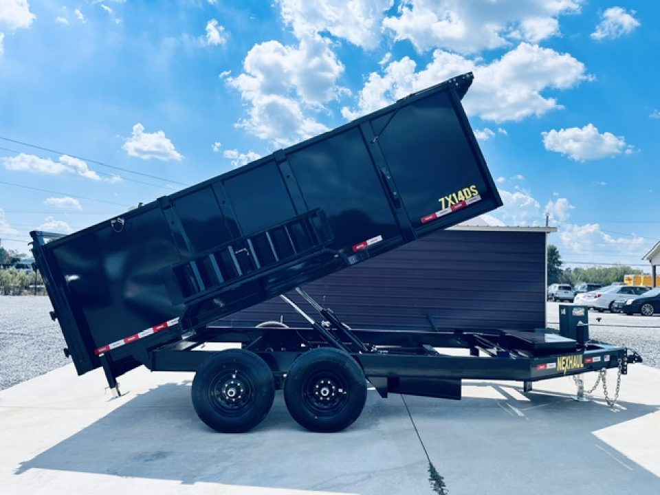New 2027 Nexhaul 7X14 15K HD Dump Trailer w/ 4ft Walls