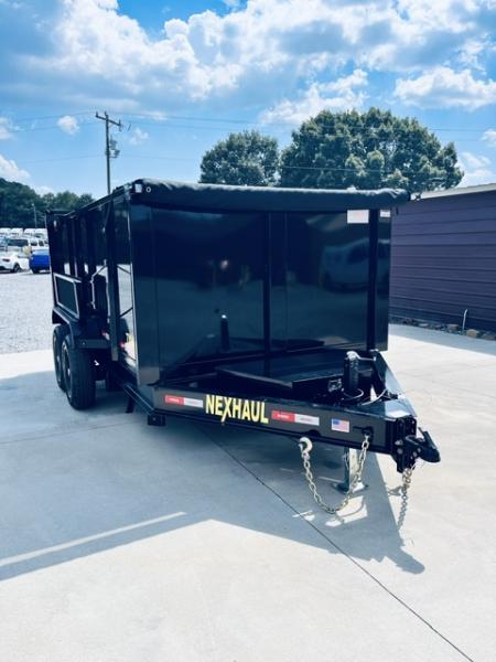 New 2027 Nexhaul 7X14 15K HD Dump Trailer w/ 4ft Walls