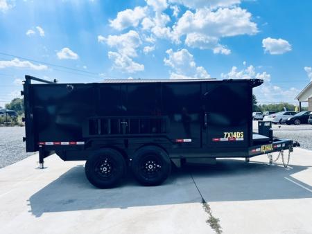 New 2027 Nexhaul 7X14 15K HD Dump Trailer w/ 4ft Walls