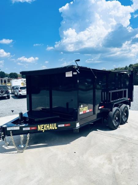 New 2027 Nexhaul 7X14 15K HD Dump Trailer w/ 4ft Walls