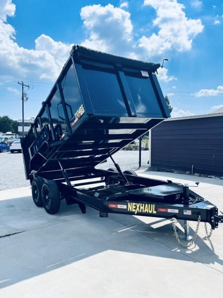 New 2027 Nexhaul 7X14 15K HD Dump Trailer w/ 4ft Walls