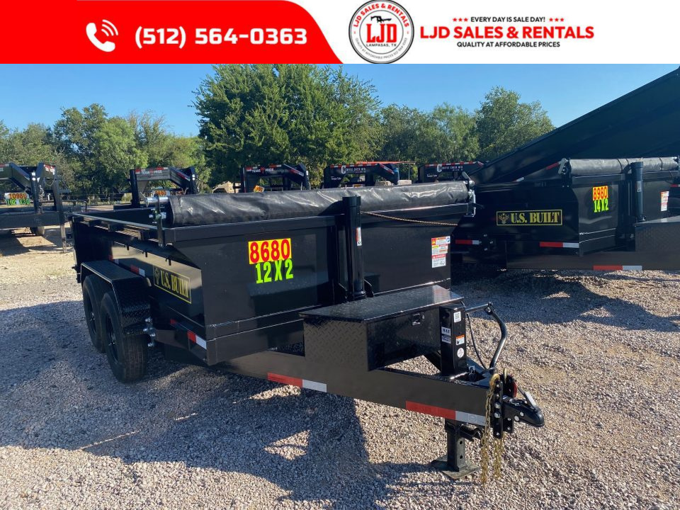 New 2026 Texas Pride Trailers 7' x 12' x 2' Dump Trailer