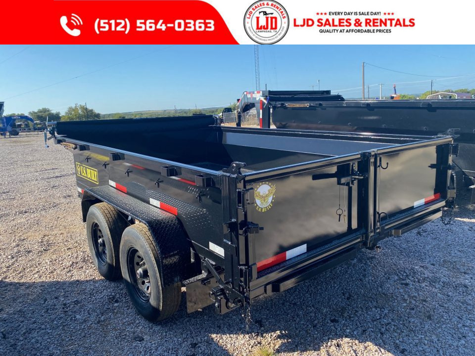 New 2026 Texas Pride Trailers 7' x 12' x 2' Dump Trailer
