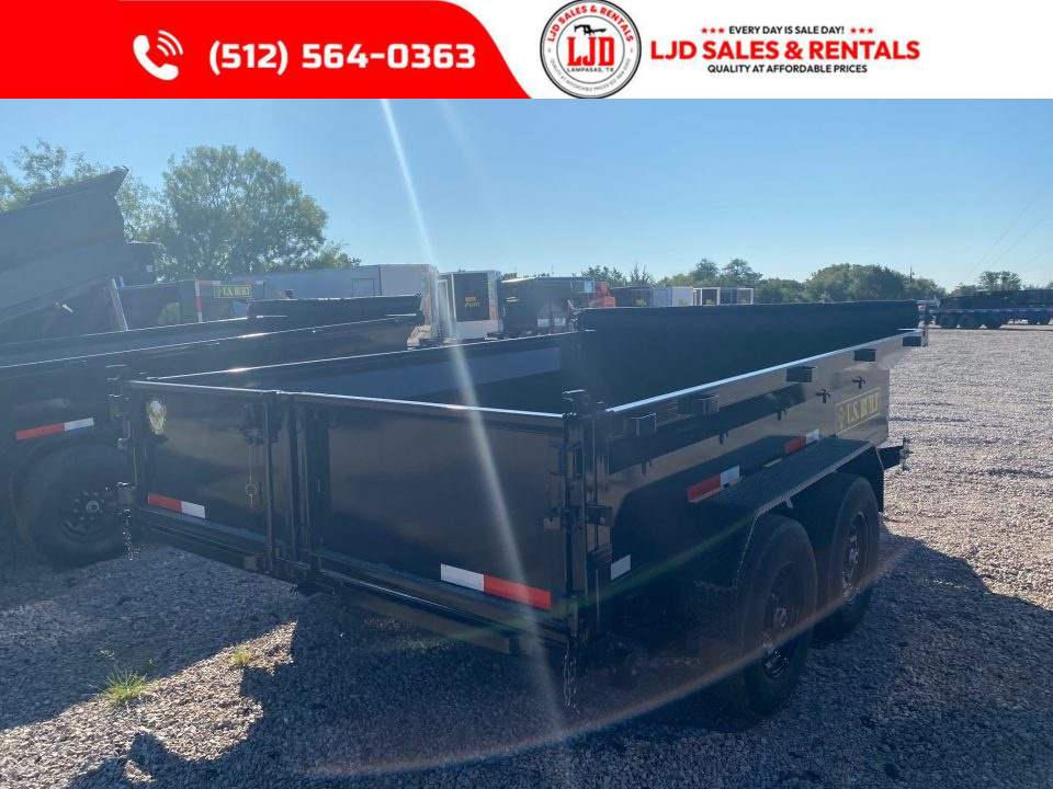 New 2026 Texas Pride Trailers 7' x 12' x 2' Dump Trailer