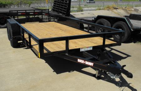 New Landscape Trailer 77 X 16 Dove Gate 7000 GVWR