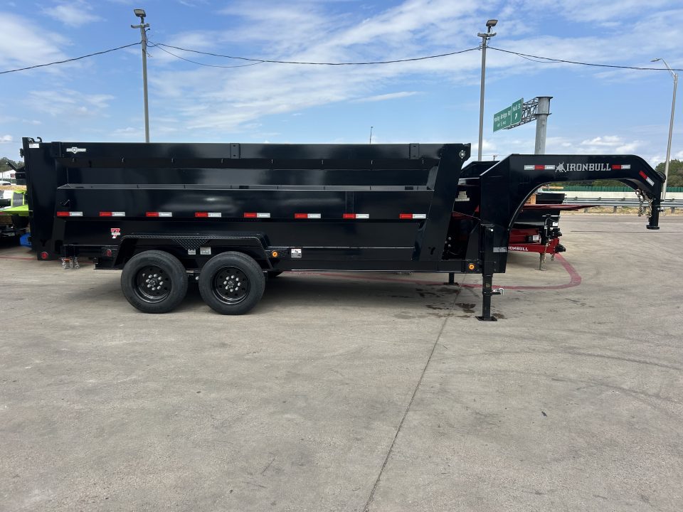 New 2027 Iron Bull DTG 7X16X4 8K Dump Trailer