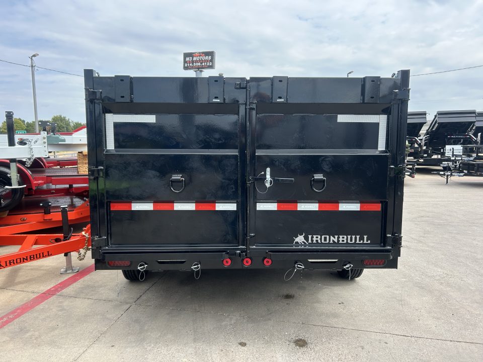 New 2027 Iron Bull DTG 7X16X4 8K Dump Trailer