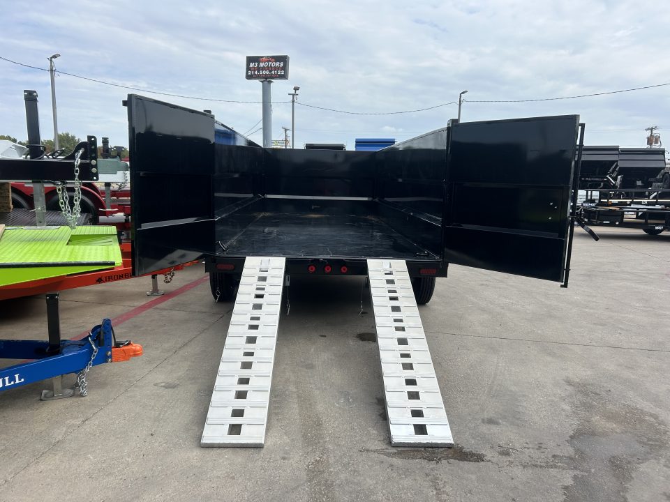 New 2027 Iron Bull DTG 7X16X4 8K Dump Trailer