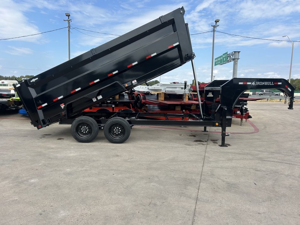 New 2027 Iron Bull DTG 7X16X4 8K Dump Trailer