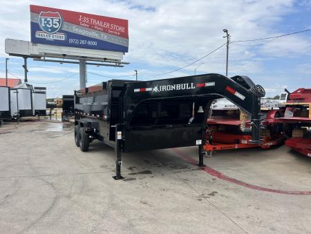 New 2027 Iron Bull DTG 7X16X4 8K Dump Trailer
