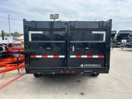 New 2027 Iron Bull DTG 7X16X4 8K Dump Trailer