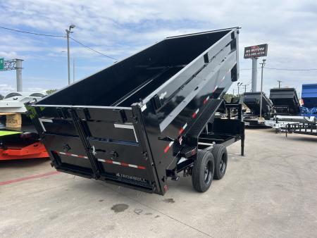New 2027 Iron Bull DTG 7X16X4 8K Dump Trailer