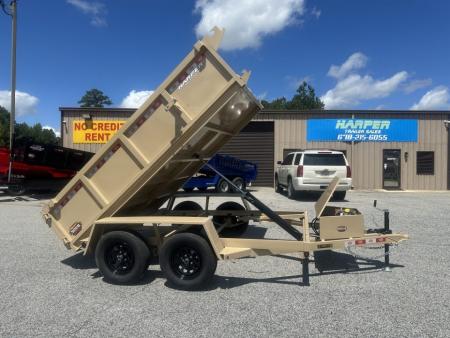 New 2027 PROSPECTOR LIGHT DUTY 6X10 7K TANDEM AXLE DUMP TRAILER WITH 2' WALLS
