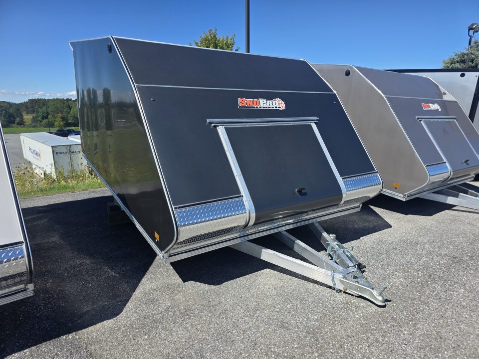 New 2027 SnoPro 101X12 2- PLACE w/ REAR CANOPY,TAPERED RAMP, MATS, GUIDES & GALVY PKG