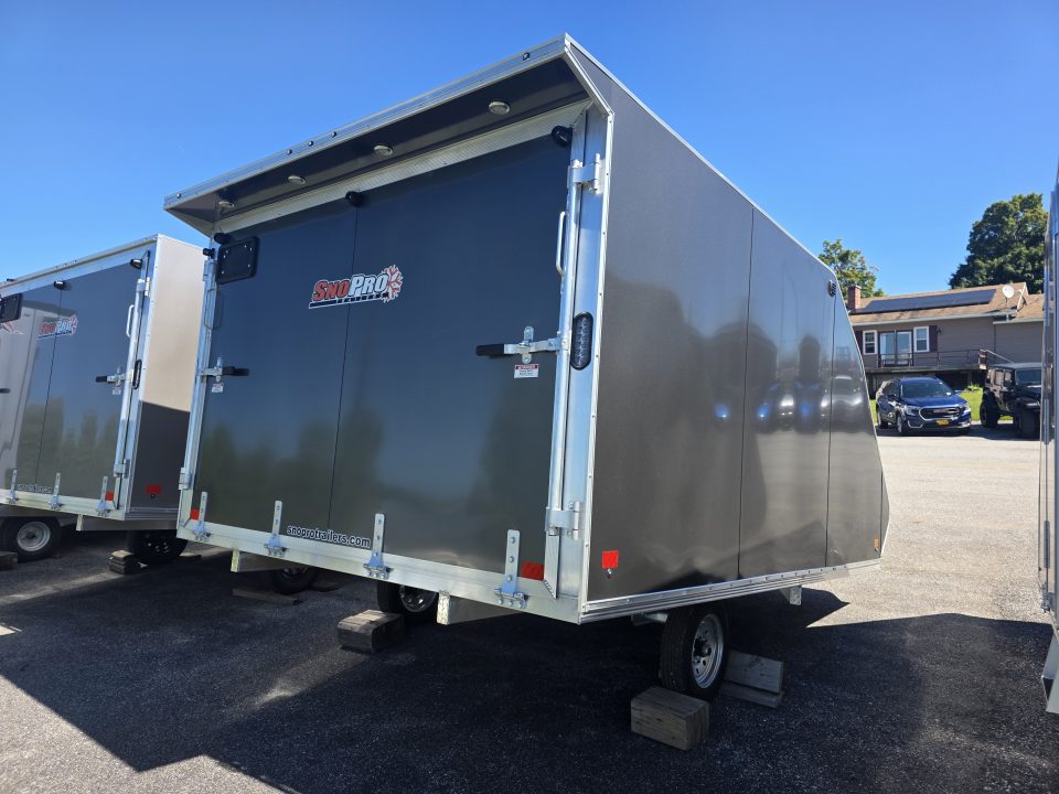 New 2027 SnoPro 101X12 2- PLACE w/ REAR CANOPY,TAPERED RAMP, MATS, GUIDES & GALVY PKG