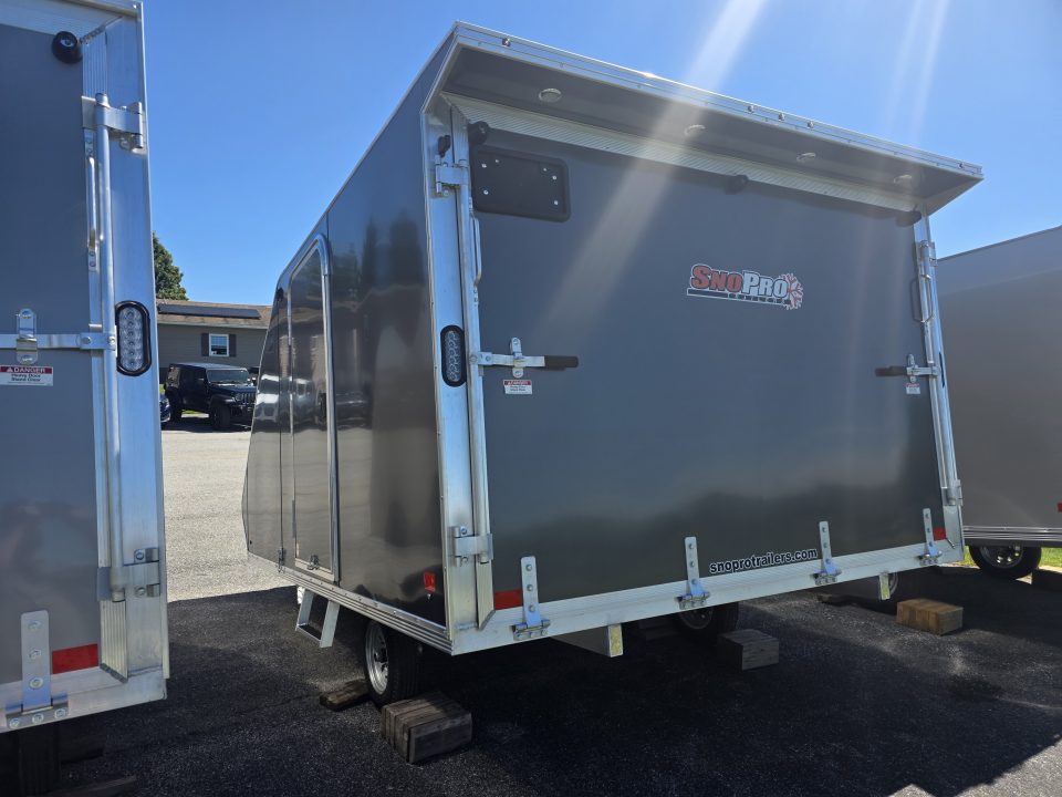 New 2027 SnoPro 101X12 2- PLACE w/ REAR CANOPY,TAPERED RAMP, MATS, GUIDES & GALVY PKG
