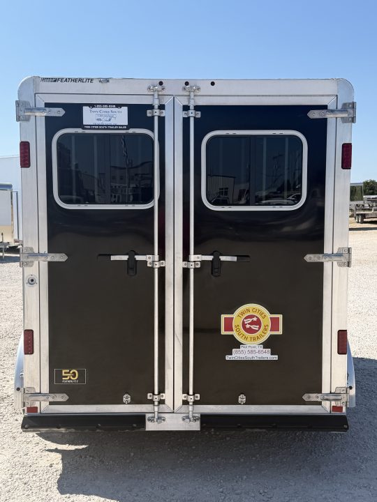 Used 2023 Featherlite 2 Horse Bumper Pull Horse Trailer