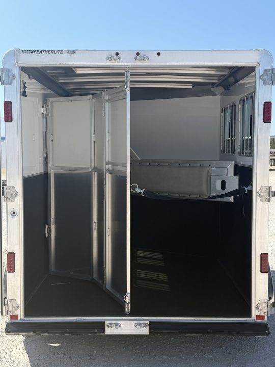 Used 2023 Featherlite 2 Horse Bumper Pull Horse Trailer