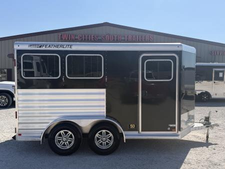 Used 2023 Featherlite 2 Horse Bumper Pull Horse Trailer