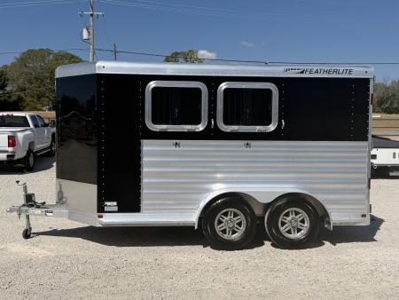 Used 2023 Featherlite 2 Horse Bumper Pull Horse Trailer
