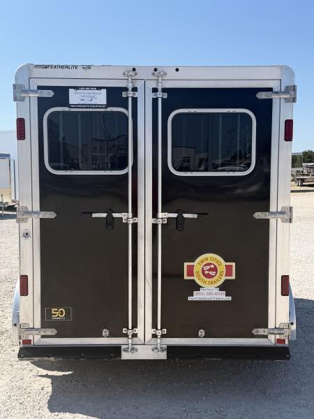 Used 2023 Featherlite 2 Horse Bumper Pull Horse Trailer