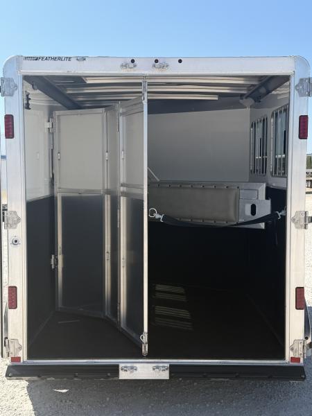 Used 2023 Featherlite 2 Horse Bumper Pull Horse Trailer