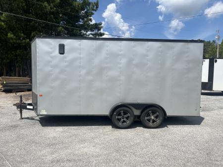 Used USED 2021 ROCK SOLID 7X16 ENCLOSED TRAILER ($468 DOWN ON RTO CONTRACT)