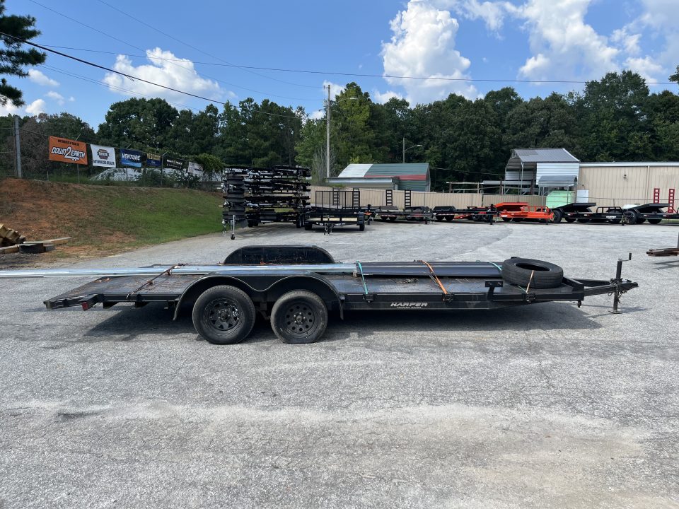 Used USED 2025 20FT 7K STEEL FLOOR CART HAULER ($294 DOWN ON RTO CONTRACT)