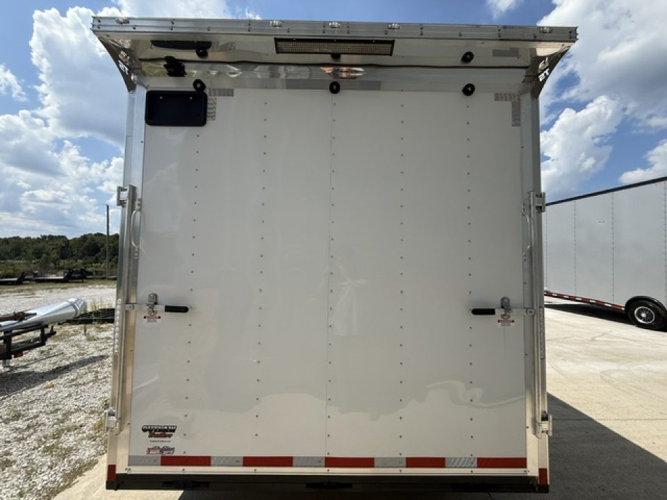 New Outlaw 8.5x30 12K White W/ Finished Interior & Cabinets