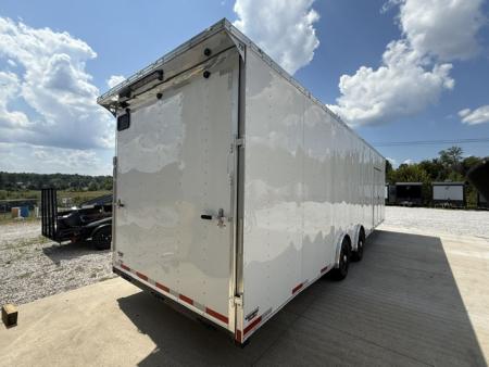 New Outlaw 8.5x30 12K White W/ Finished Interior & Cabinets