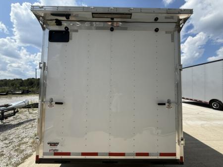 New Outlaw 8.5x30 12K White W/ Finished Interior & Cabinets