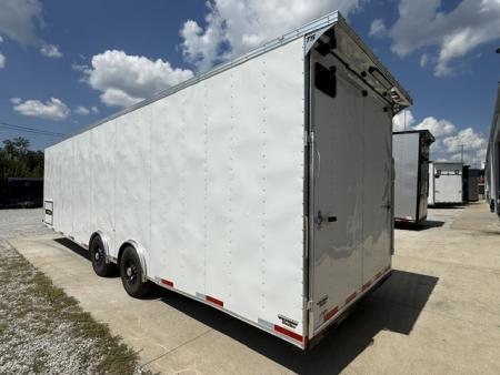 New Outlaw 8.5x30 12K White W/ Finished Interior & Cabinets