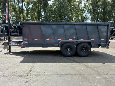 New 2026 Lamar Trailers 83"x16-14K Telescopic Dump Trailer