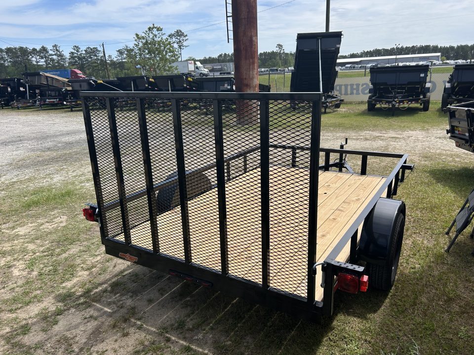 New 2027 Down 2 Earth Trailers 76x10 Utility Trailer, Angle Top