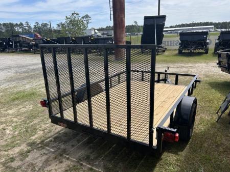 New 2027 Down 2 Earth Trailers 76x10 Utility Trailer, Angle Top