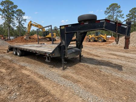Used 2011 Big Tex Trailers 25+5 Flatbed Trailer | 22GN | Tandem Dually Axles Equipment Trailer
