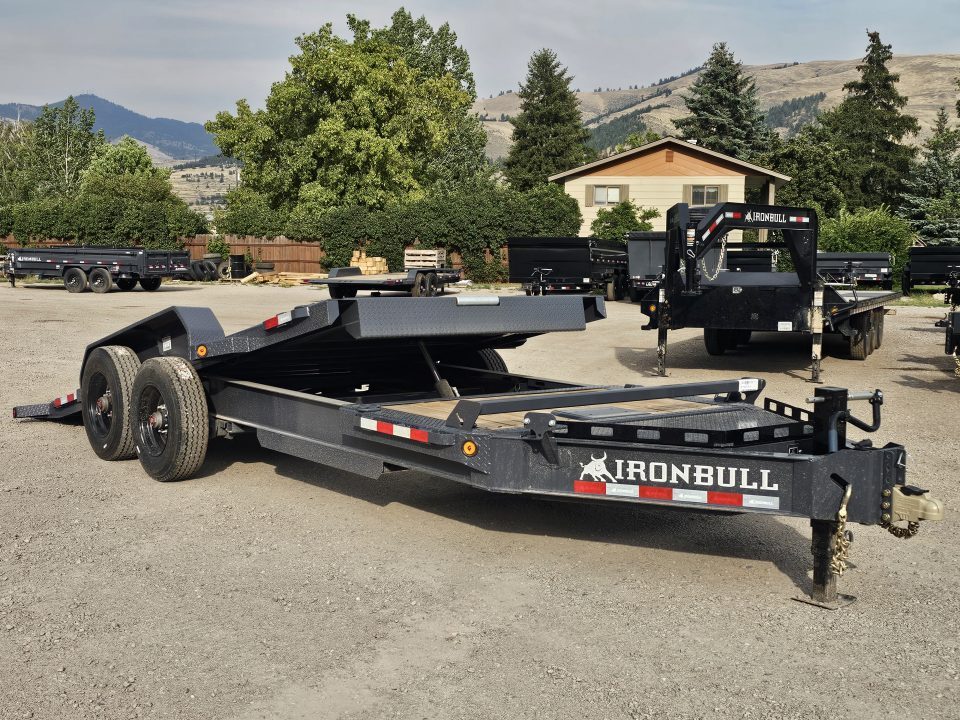 New 2027 Iron Bull 20' 20k Tilt Deck Equipment Trailer
