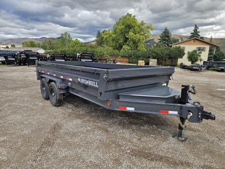 New 2027 Iron Bull 7x16 15k Low-Pro Dump Trailer
