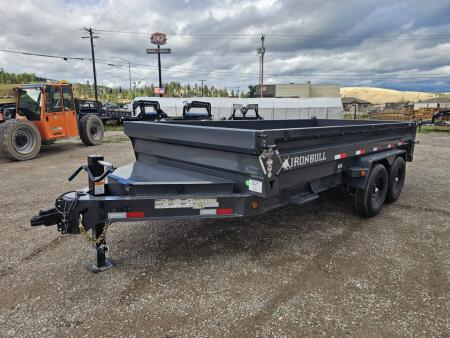 New 2027 Iron Bull 7x16 15k Low-Pro Dump Trailer
