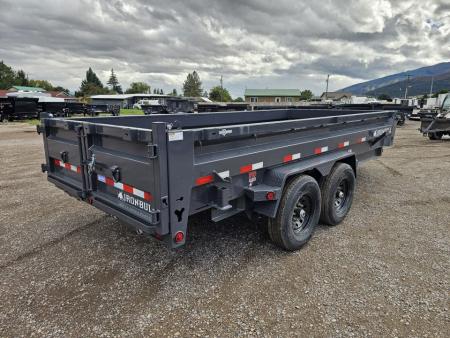 New 2027 Iron Bull 7x16 15k Low-Pro Dump Trailer
