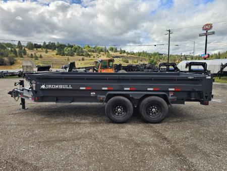 New 2027 Iron Bull 7x16 15k Low-Pro Dump Trailer