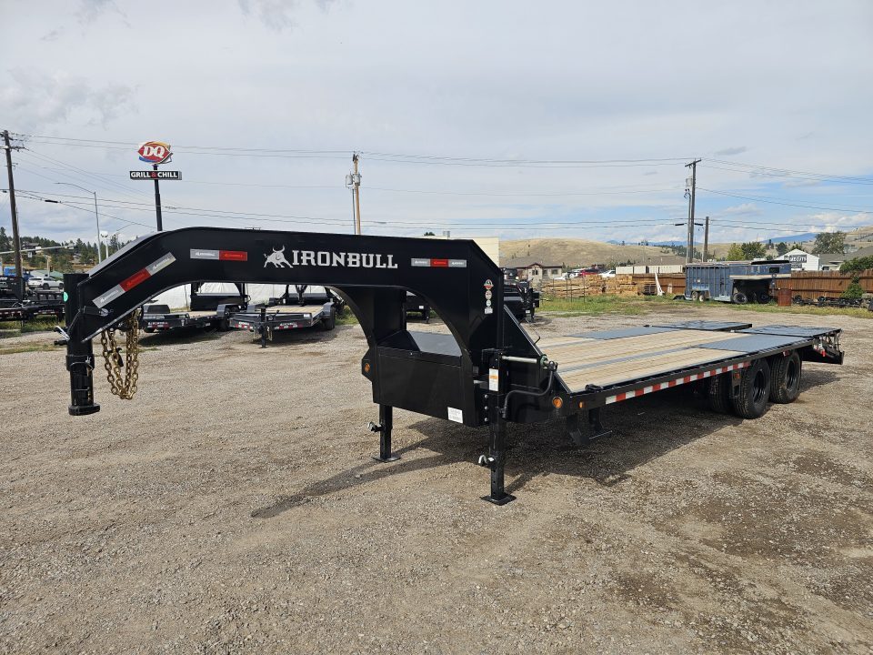 New 2027 Iron Bull 25' 26k Deckover Gooseneck Trailer