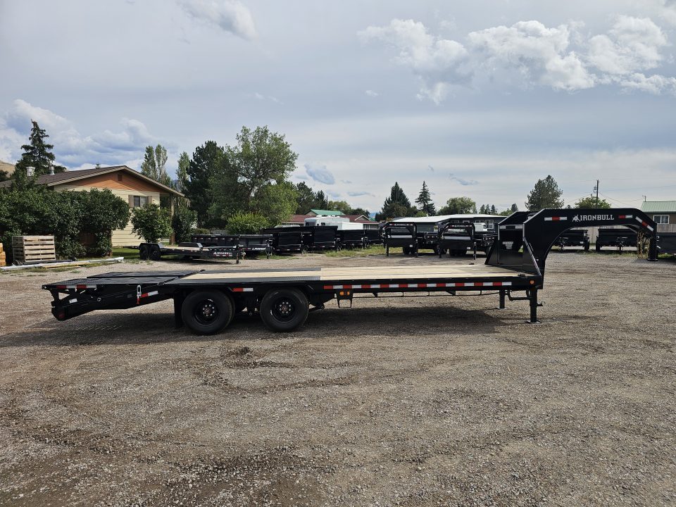 New 2027 Iron Bull 25' 26k Deckover Gooseneck Trailer