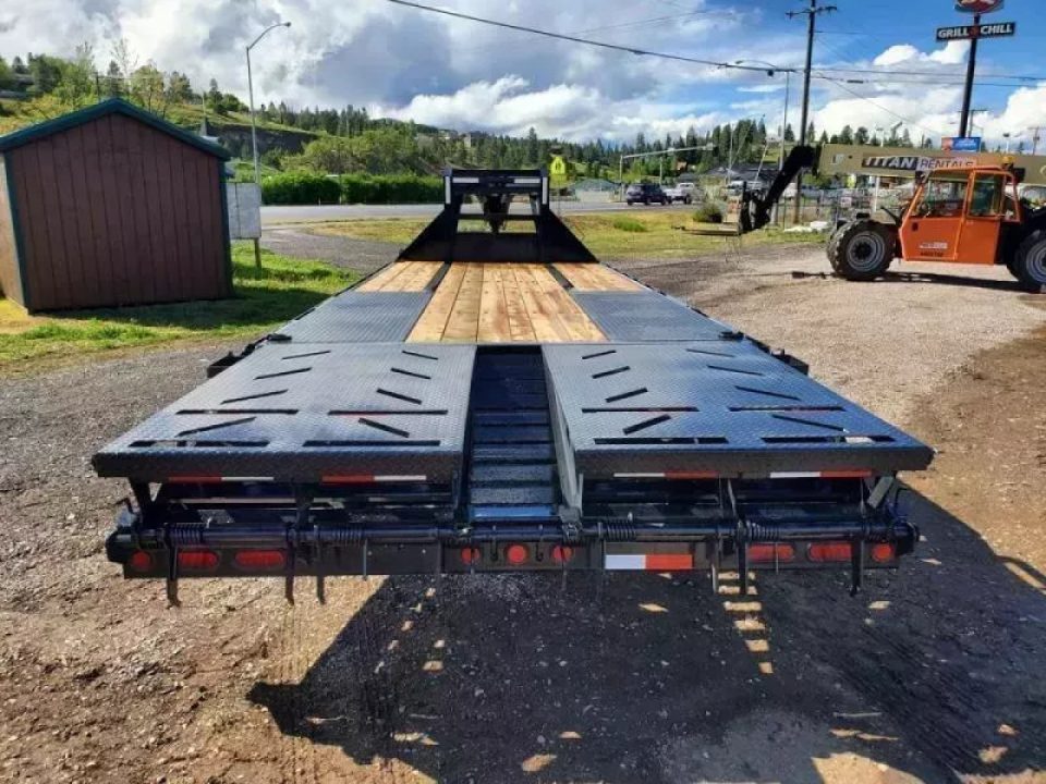 New 2027 Iron Bull 25' 26k Deckover Gooseneck Trailer
